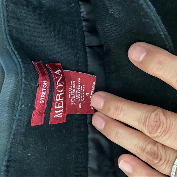 Merona pencil Mini Skirts Black / Gray sizes 4 & Medium - Picture 4 of 9